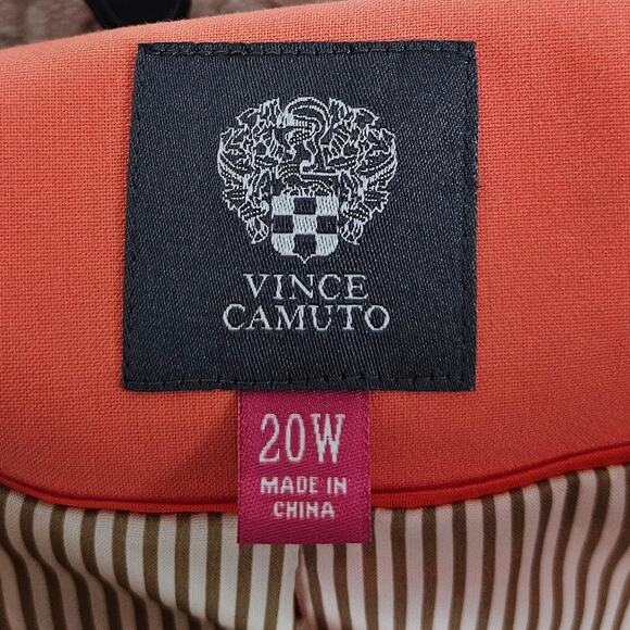 Vince Camuto Blazer Womens 20W Coral Single Button Lined Career Jacket Preppy - Picture 6 of 11